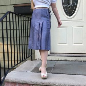 Talbots 4P periwinkle skirt